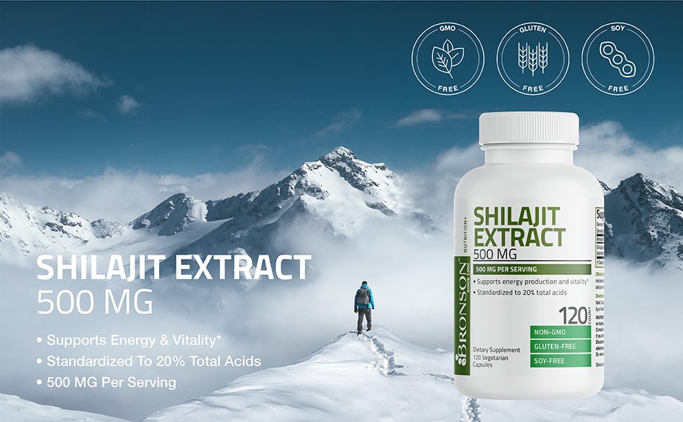 shilajit extract capsules 500mg