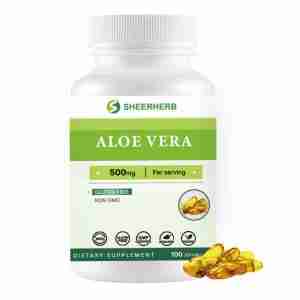 Aloe Vera Softgels Supplement OEM Private Label